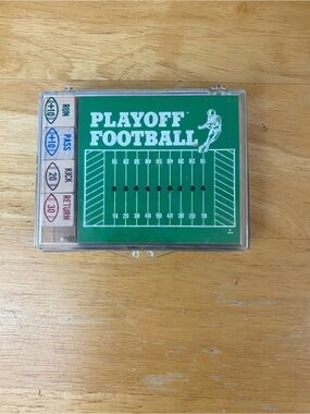 Vintage 1978 Crestline Playoff Football Handheld Travel Game
